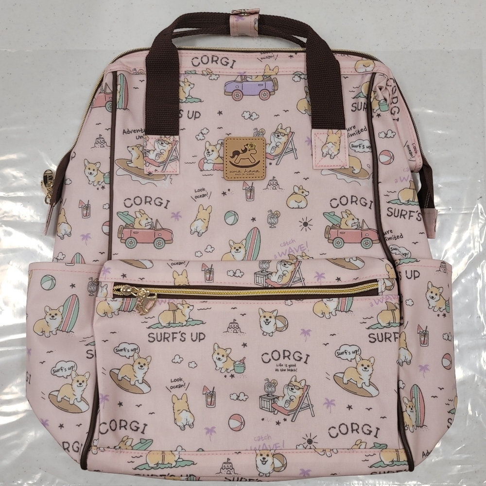 Waterproof Corgi Large Opening Backpack - Picture 7 of 13